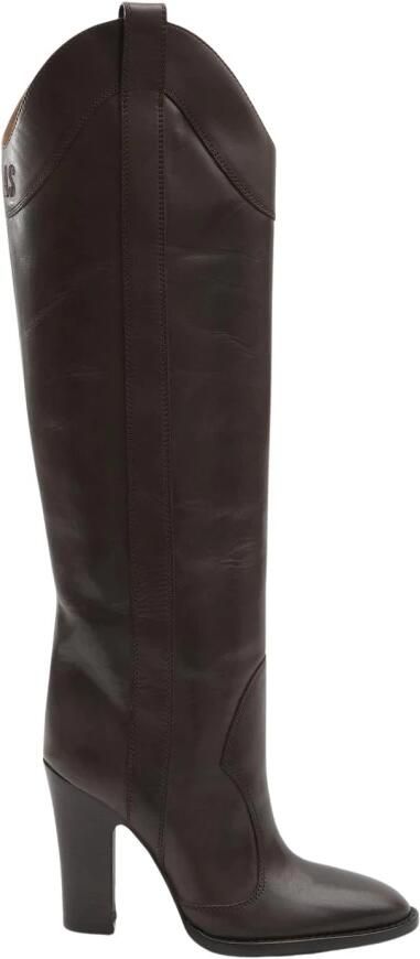 Paris Texas Leren kniehoge laarzen