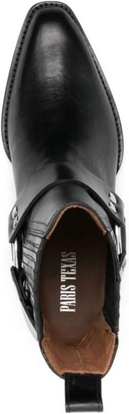 Paris Texas Zwarte Leren Western Laarzen Black Dames - Foto 2