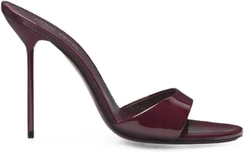 Paris Texas Lidia 105mm Patent-Leather Mules