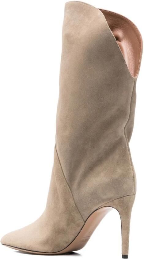 Paris Texas Suède Kalfslaarsjes met Hak - Foto 2