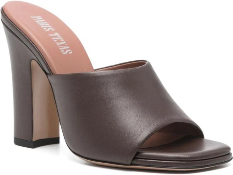 Paris Texas Zwarte Lamsvacht Open-Teen Sandalen - Foto 2