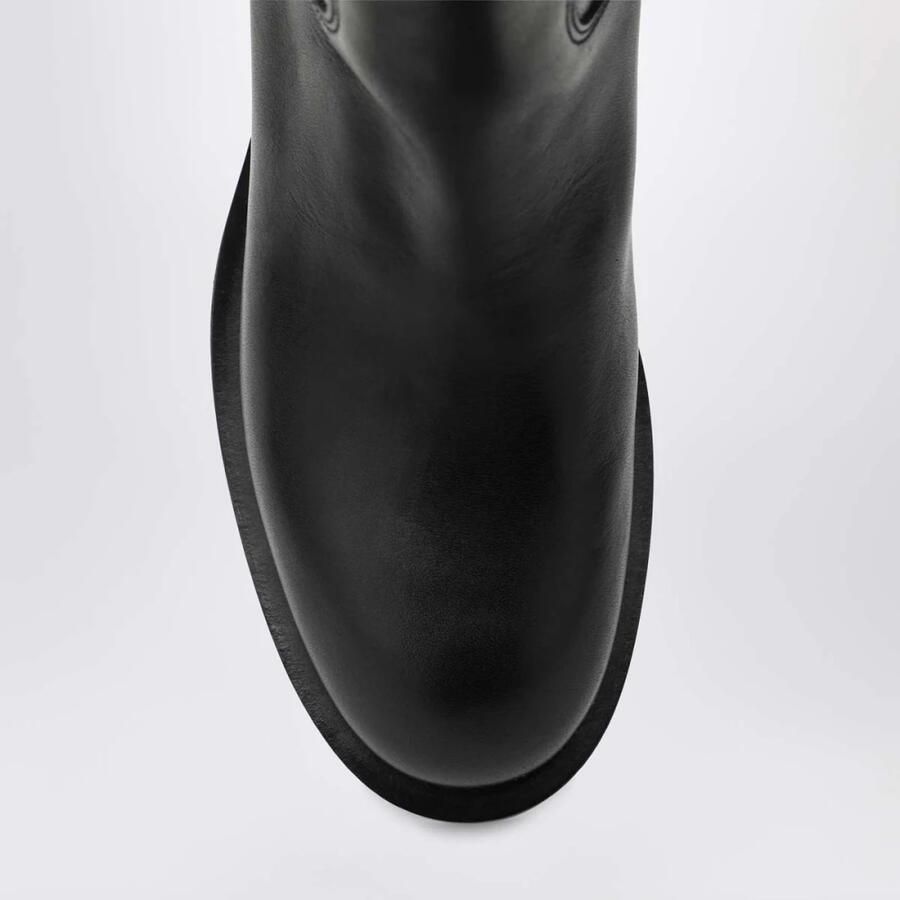 Paris Texas Zwarte Leren Western Laarzen