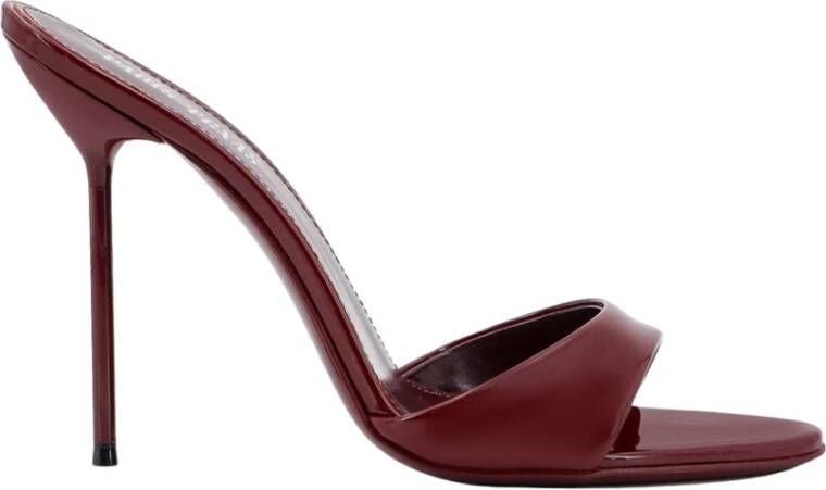 Paris Texas Patent Leren Stiletto Sandalen Red Dames