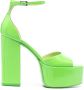Paris Texas Tatiana Platform Vernice Sandaal Green Dames - Thumbnail 1