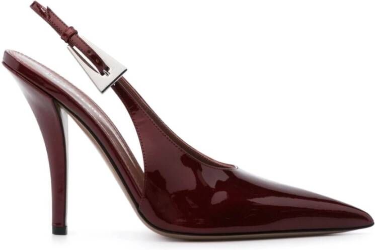 Paris Texas Puntige slingback-pumps in Pinot Noir Red Dames