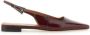 Paris Texas Krokodil-geprint Leren Slingback Burgundy Red Dames - Thumbnail 6