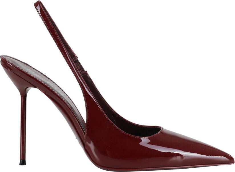 Paris Texas Rode Zwarte Slingback Hakken