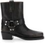 Paris Texas Boots Roxy' Black Western Style Ankle Boots With Brown N in zwart - Thumbnail 1