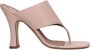 Paris Texas Roze Leren Hoge Hak Sandalen - Thumbnail 1