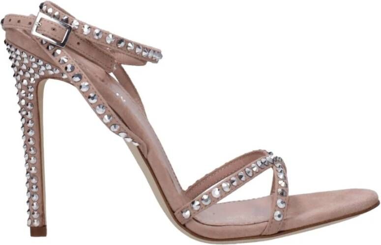 Paris Texas Roze leren Strass Sandaal
