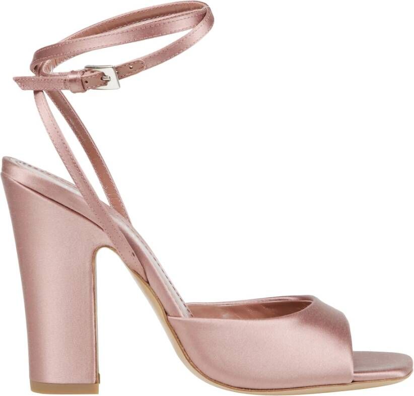 Paris Texas Sandalen met Vierkante Neus en Dikke Hak