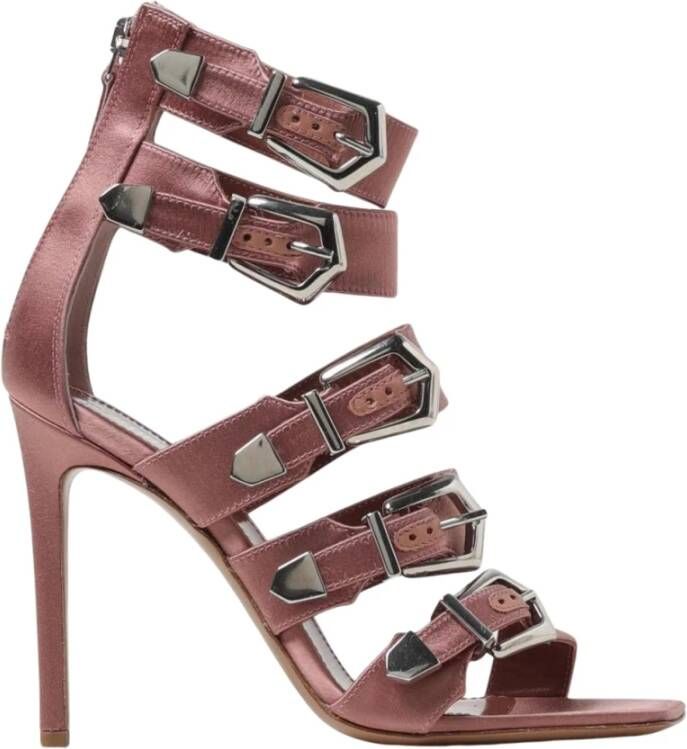 Paris Texas Satijnen Sandalen met Hak