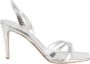 Paris Texas Sandalen Stiletto Slingback in zilver - Thumbnail 1