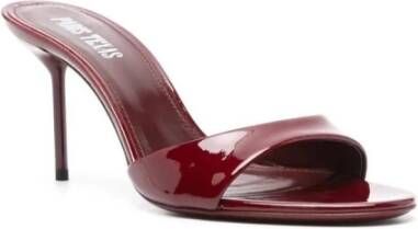 Paris Texas Stijlvolle Leren Open-Teen Sandalen