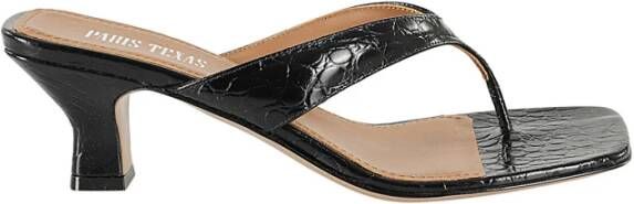 Paris Texas Stijlvolle Portofino Mule Sandalen Black Dames