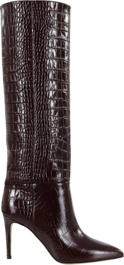 Paris Texas Stiletto Laars met Krokodillenprint