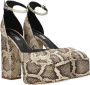 Paris Texas Vintage Beige Leren Hoge Hak Sandaal - Thumbnail 1
