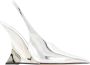 Paris Texas Zilver Glitter Slingback Pump - Thumbnail 1
