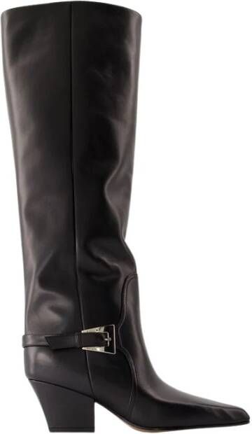 Paris Texas Zwarte Leren Puntige Neus Laarzen Black Dames
