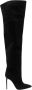 Paris Texas Zwarte Leren Stiletto Overknee Laarzen - Thumbnail 1