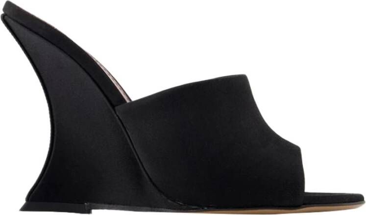 Paris Texas Zwarte Satijnen Pumps