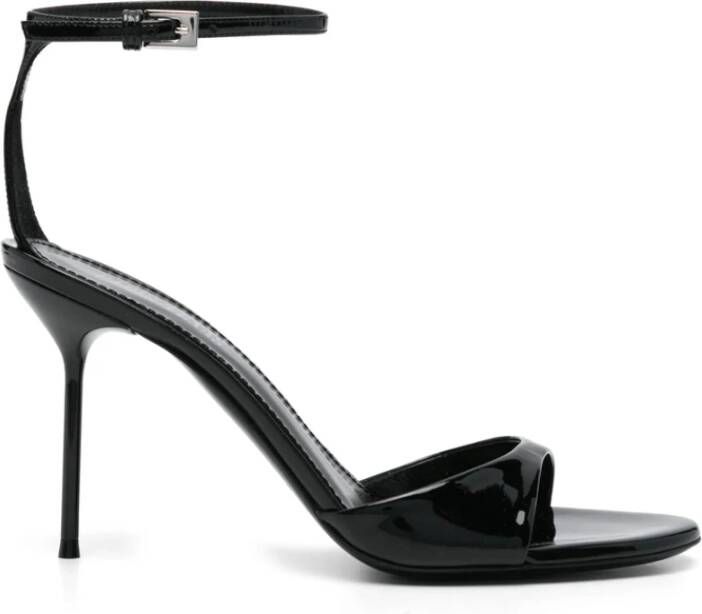 Paris Texas Zwarte Stiletto Hak Enkelband Schoenen
