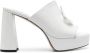 Patou Witte Leren Blokhak Sandalen White Dames - Thumbnail 1