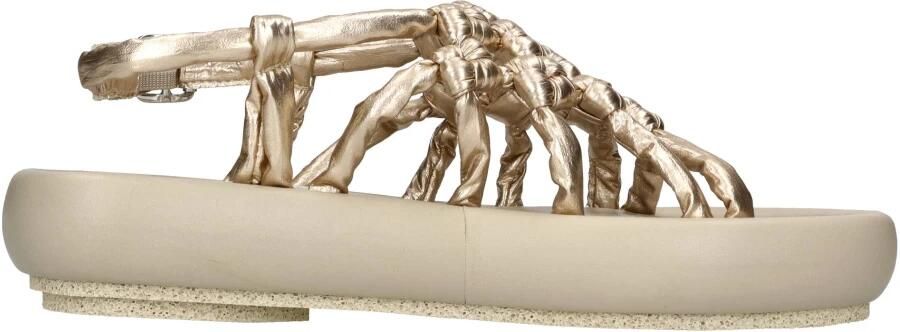 Patrizia Bonfanti Balison leren platte sandalen