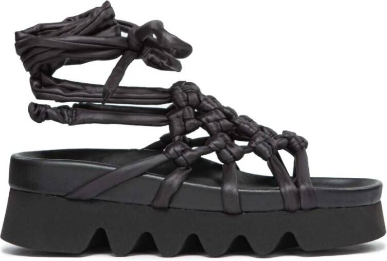 Patrizia Bonfanti Platte sandalen Zwart Dames