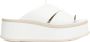 Patrizia Bonfanti Witte Leren Sleehak Sandalen Ss25 - Thumbnail 1
