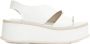 Patrizia Bonfanti Witte Leren Sleehak Sandalen Ss25 - Thumbnail 1