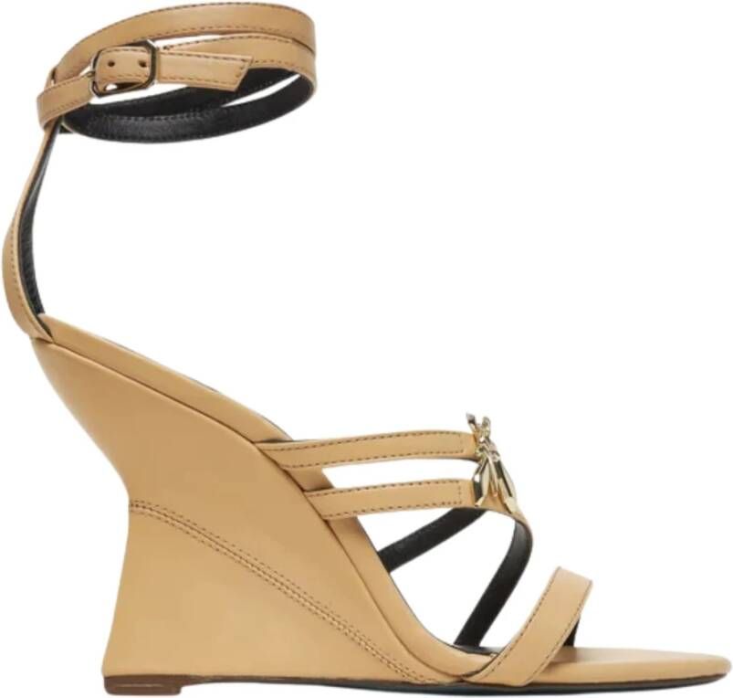 Patrizia Pepe Beige Sandalen met Stofzak
