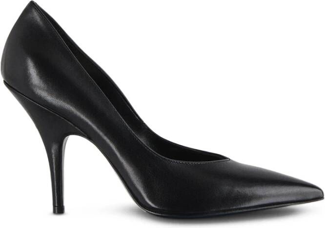 PATRIZIA PEPE Schoenen glad lederen pompen Black Dames