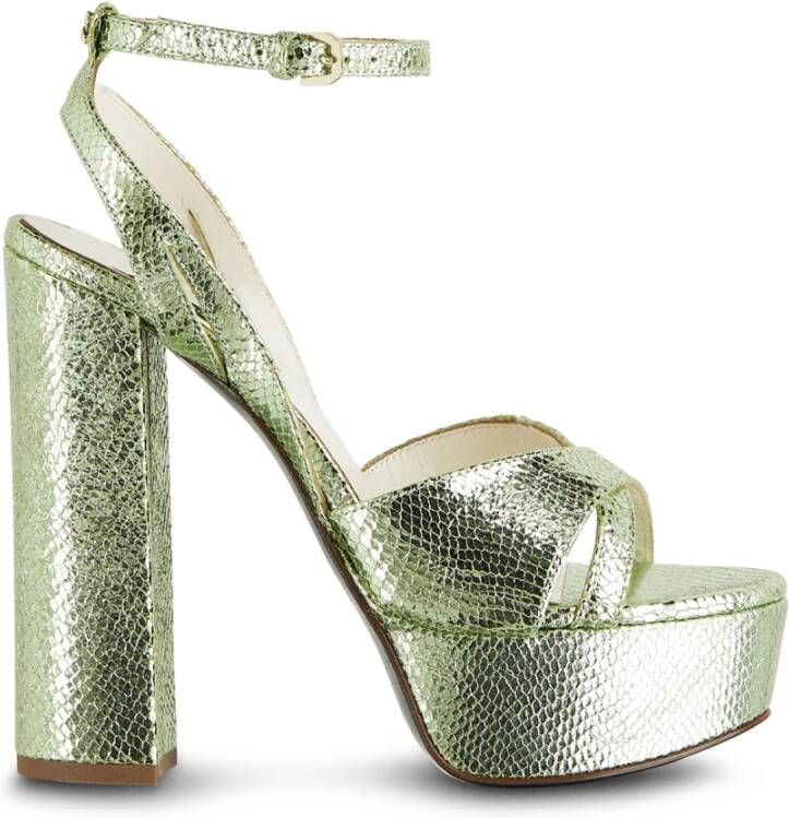 PATRIZIA PEPE Sandalen Sandalo Con Tacco in groen - Foto 1