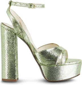 PATRIZIA PEPE Elegante Hoge Hak Sandalen Groen Dames