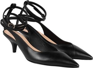 PATRIZIA PEPE Elegante leren pumps met puntige neus Zwart Dames