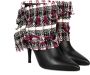 PATRIZIA PEPE Stijlvolle Leren Laarzen Black Dames - Thumbnail 5