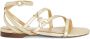 PATRIZIA PEPE Sandals Leren lage sandalen Yellow Dames - Thumbnail 1