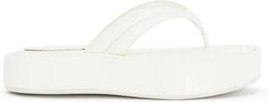 PATRIZIA PEPE Fly Slippers Sandalen Comfortabel en stijlvol Wit Dames