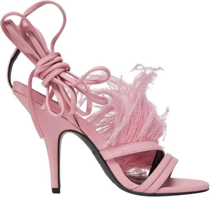 PATRIZIA PEPE Fris Roze Veer Sandalen Pink Dames