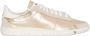 Patrizia Pepe Gelamineerde leren sneakers in ORO - Thumbnail 1