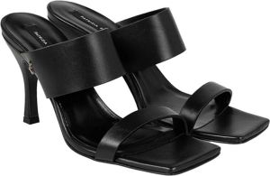PATRIZIA PEPE Hoge hakken leren sandalen Zwart Dames