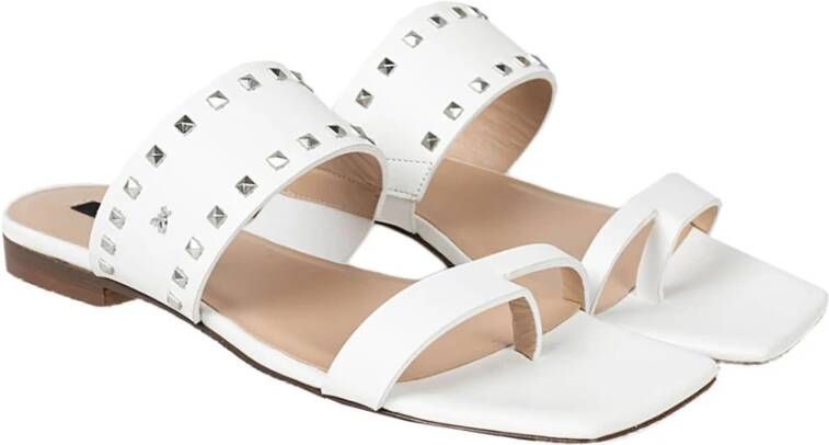 PATRIZIA PEPE Kristal Slippers White Dames