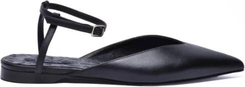 Patrizia Pepe Leren Ballerina`s met Riem Sluiting