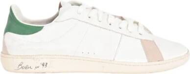 Patrizia Pepe Leren Sneakers met Suède Details