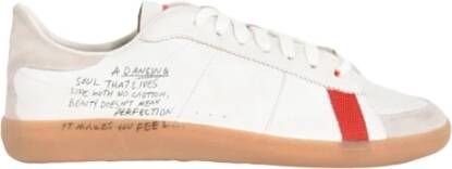 Patrizia Pepe Leren Sneakers met Suède Details