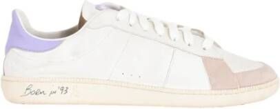 Patrizia Pepe Leren Sneakers met Suède Details
