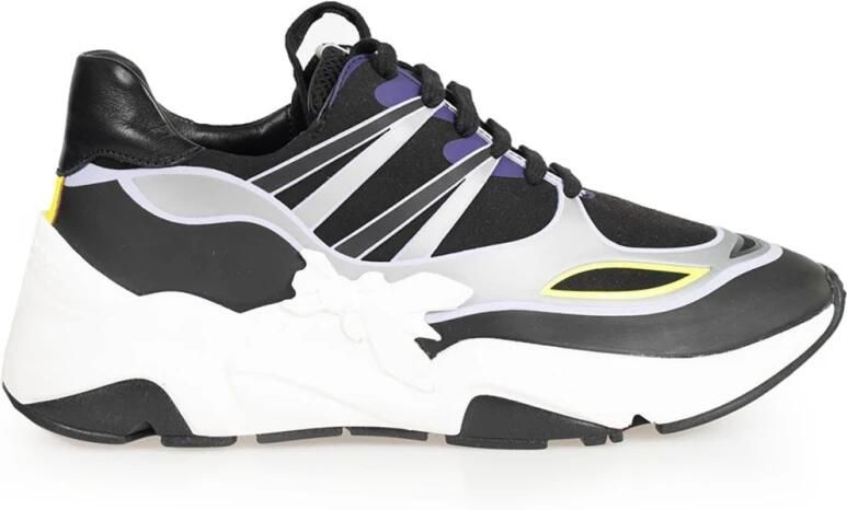 PATRIZIA PEPE Veterschoenen met Merklogo Black Dames