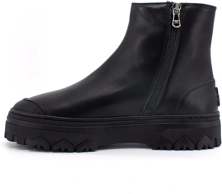 PATRIZIA PEPE Urban Biker Rits Leren Enkellaarzen Zwart Dames - Foto 2