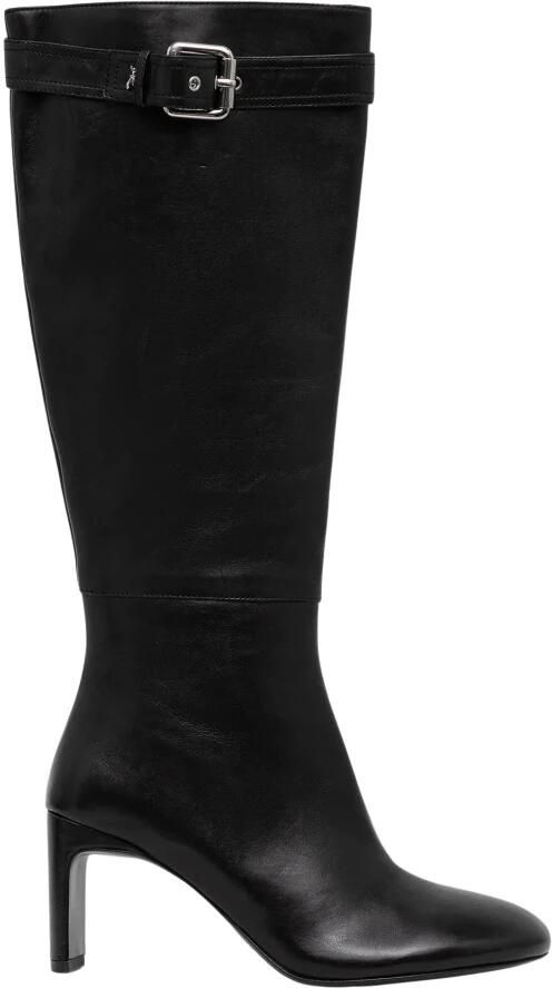 Patrizia Pepe Daily Design leren laarzen met gesp